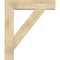 Ekena Millwork Traditional Block Rough Sawn Bracket w/ Offset Brace, Douglas Fir, 8"W x 34"D x 40"H BKT0806X34X40TRA05RDF - alternate 3